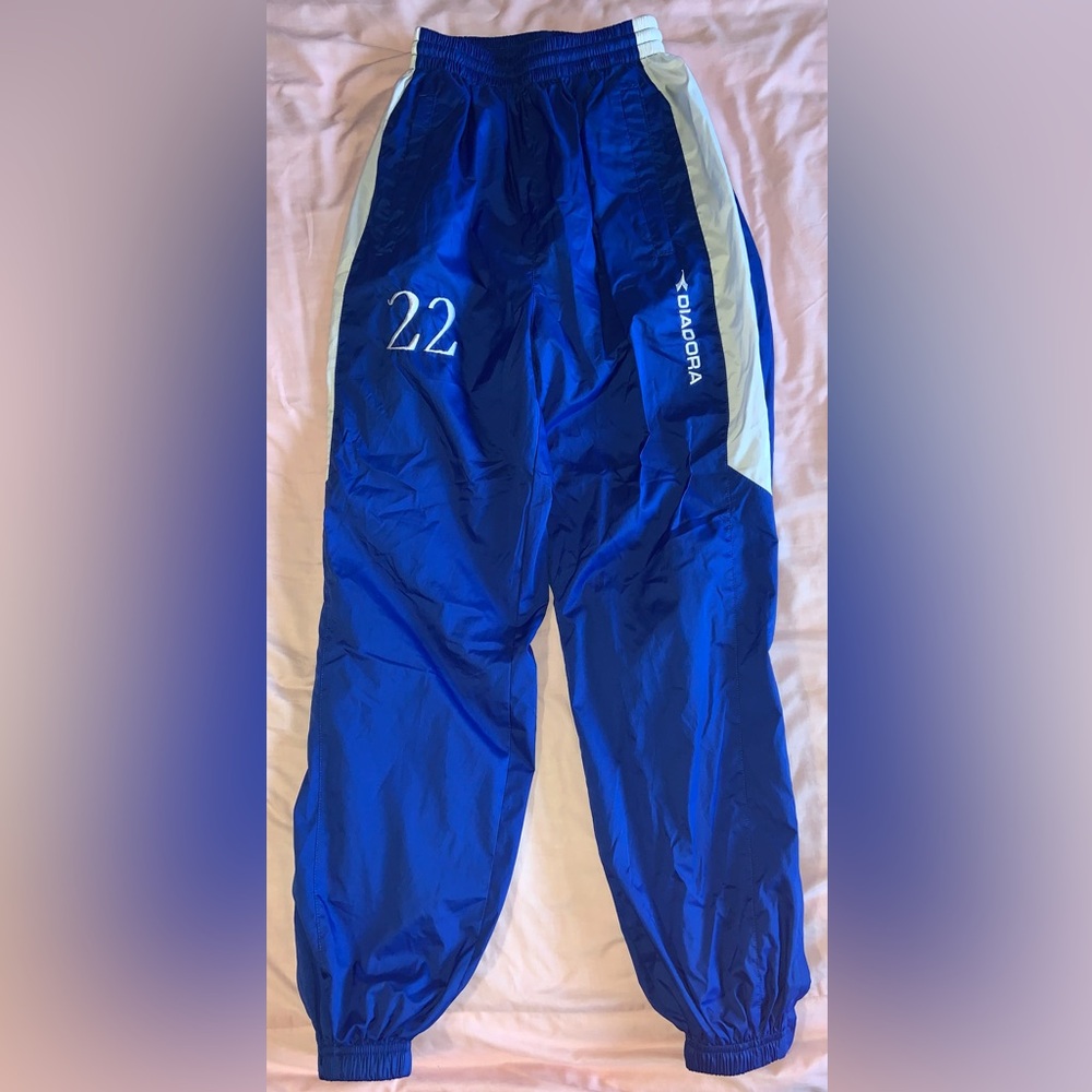 Diadora Blue Athletic Pants
